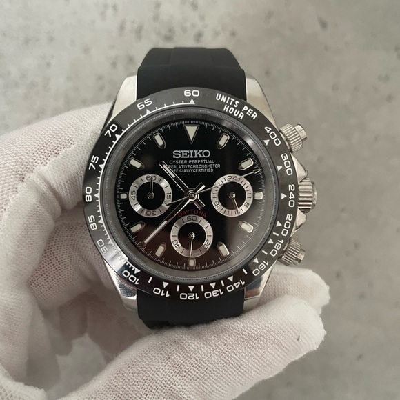 Seiko mod chronograph daytona - Picture 1 of 5